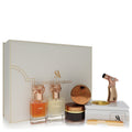 Swiss Arabian Bakhoor Dukhoon Al Haram by Swiss Arabian Gift Set -- Gift Set contains 2 x 1.7 oz Eau De Parfum in Wajd & Gharaam + 2 x 60 grams of Incense in Dukhoon Al Haram & Oud Muattar Mumtaz (Men)