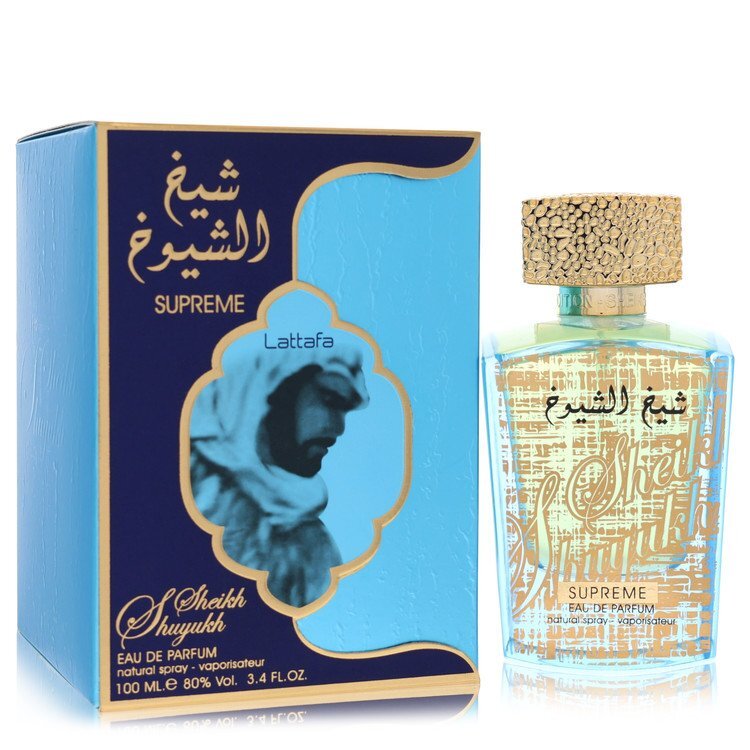 Lattafa Sheikh Al Shuyukh Supreme by Lattafa Eau De Parfum Spray (Unisex) 3.4 oz (Men)