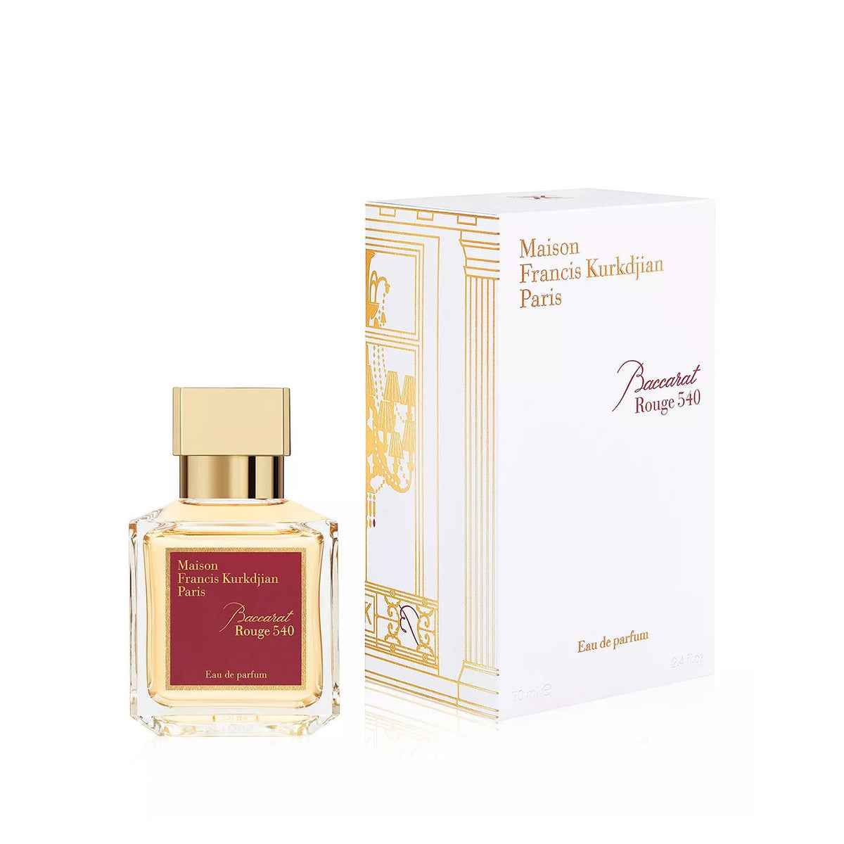 Maison francis kurkdjian baccarat rouge 540 2.4 eau de parfum spray (white)